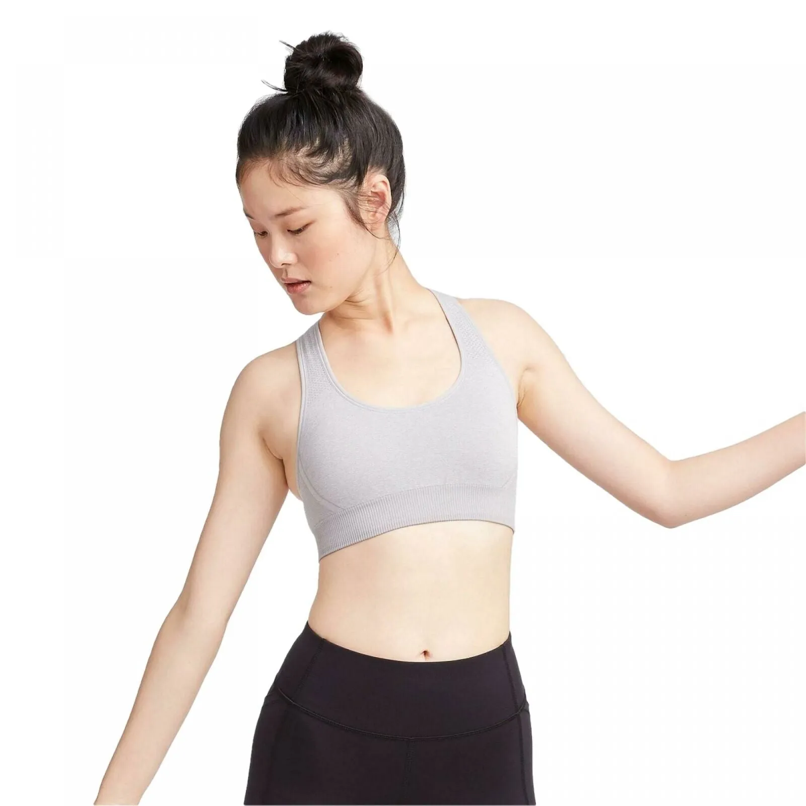 All In Motion Women's Medium Support 2-Tone Seamless Racerback Bra