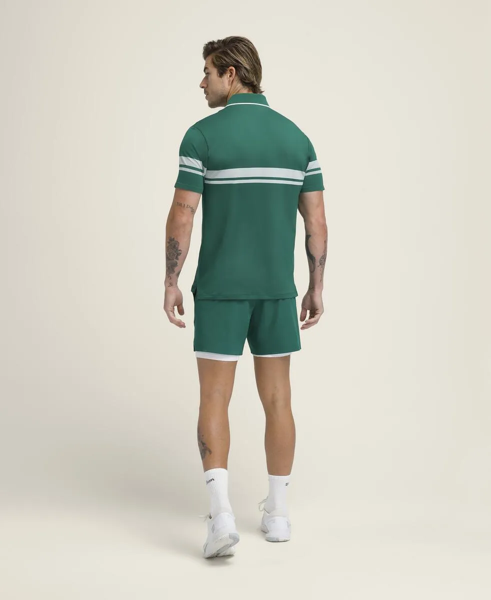All Seasons Polo - Club Green Stripe