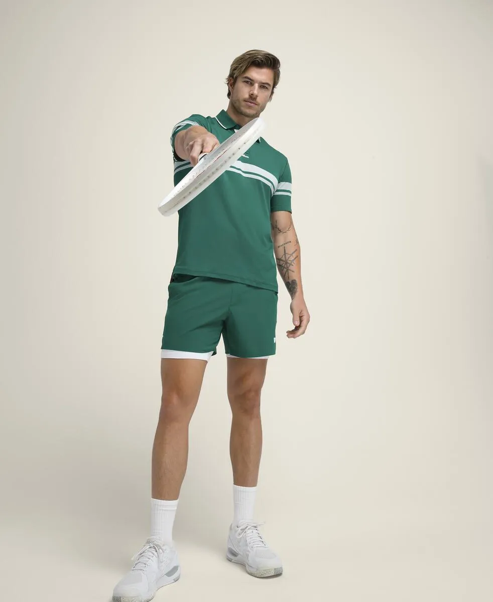 All Seasons Polo - Club Green Stripe