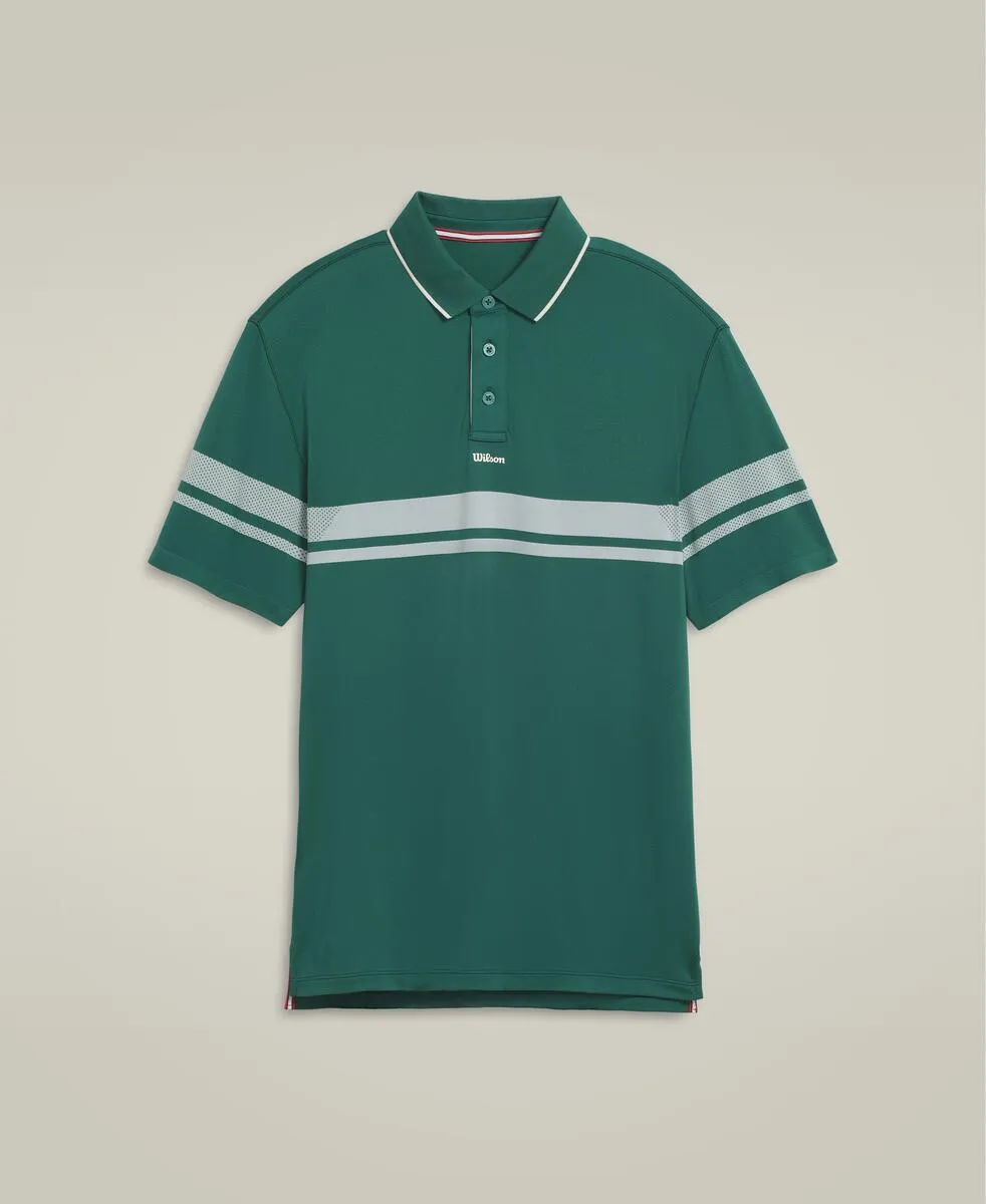All Seasons Polo - Club Green Stripe