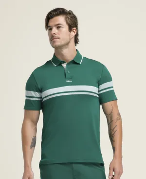 All Seasons Polo - Club Green Stripe