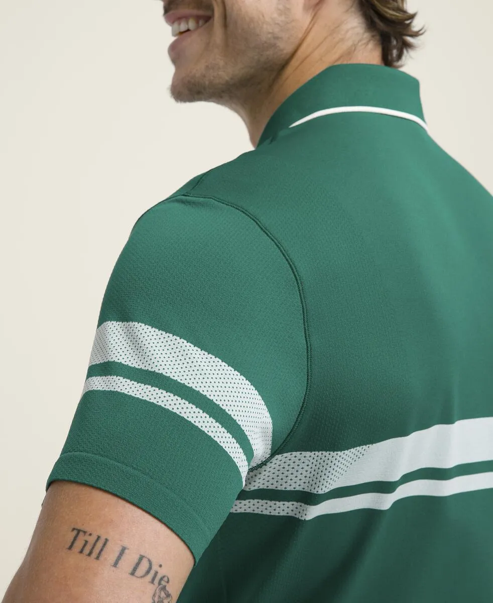 All Seasons Polo - Club Green Stripe