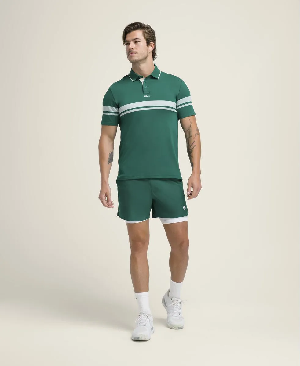 All Seasons Polo - Club Green Stripe