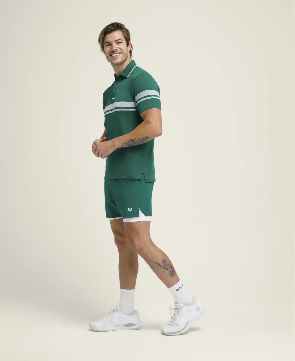 All Seasons Polo - Club Green Stripe