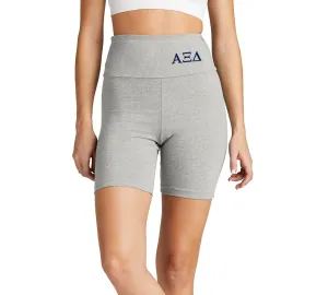 Alpha Xi Delta High Waist Bike Shorts