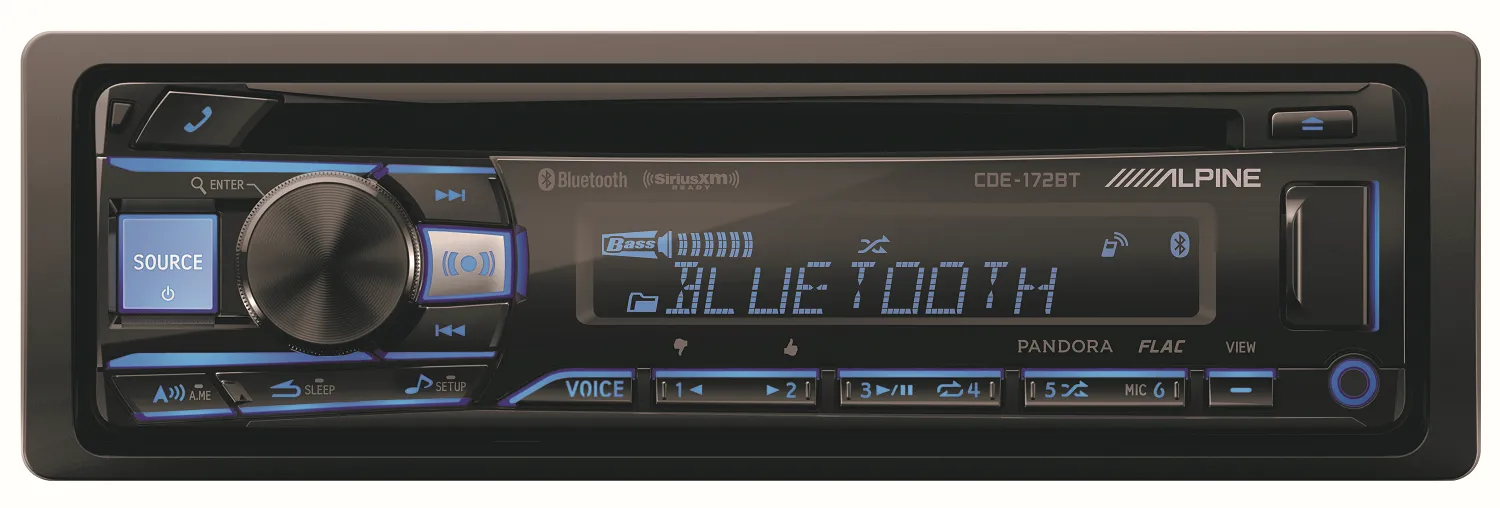 Alpine CDE-172BT Advanced Bluetooth® CD Receiver