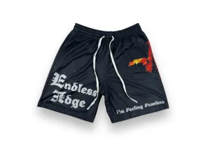 Angel Design Mesh Shorts