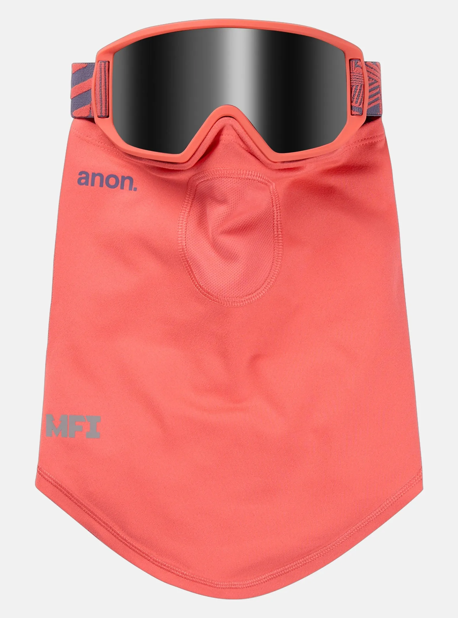 Anon Relapse Junior Goggles & MFI Face Mask Zig Zag / Smoke