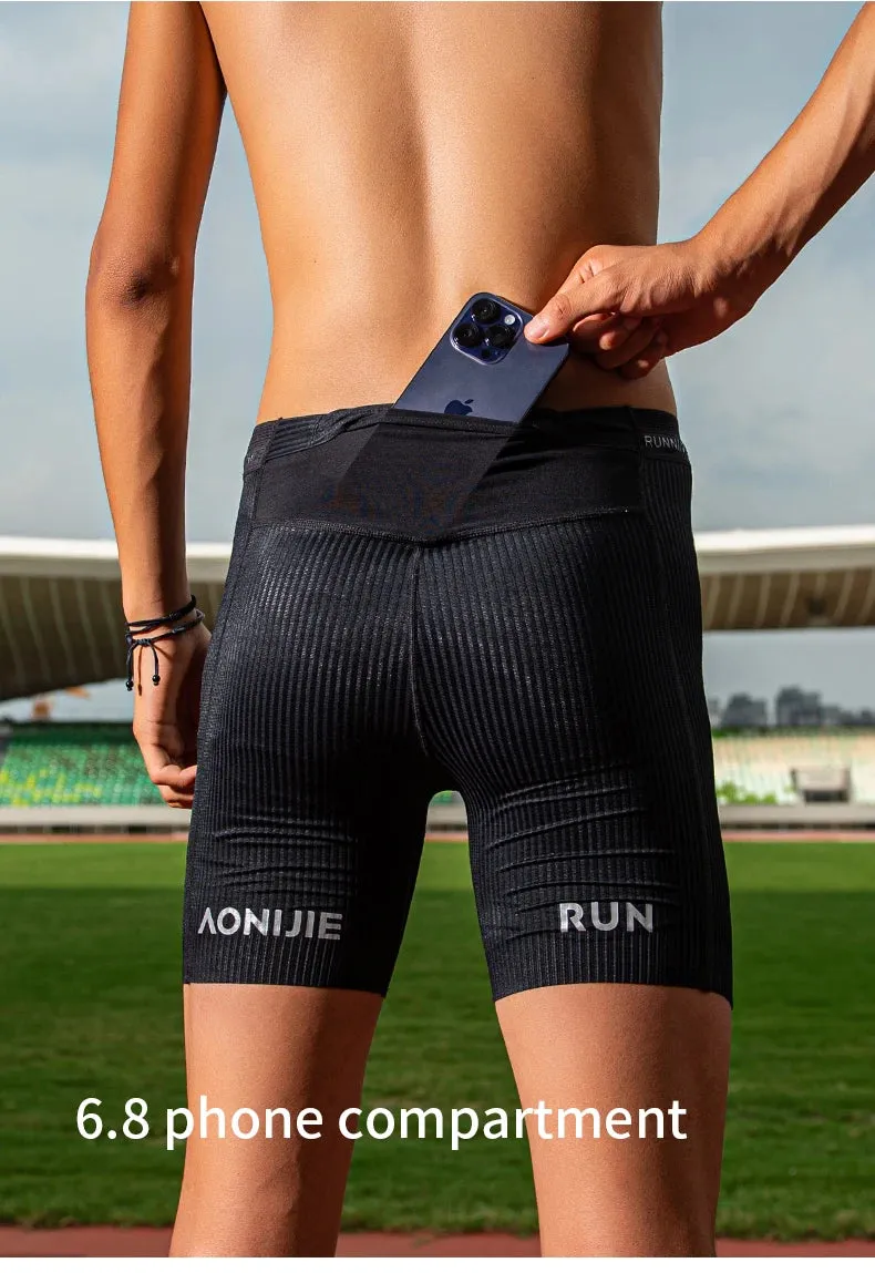 AONIJIE - Men's Breathable Shorts - Moisture-Wicking - FM5182