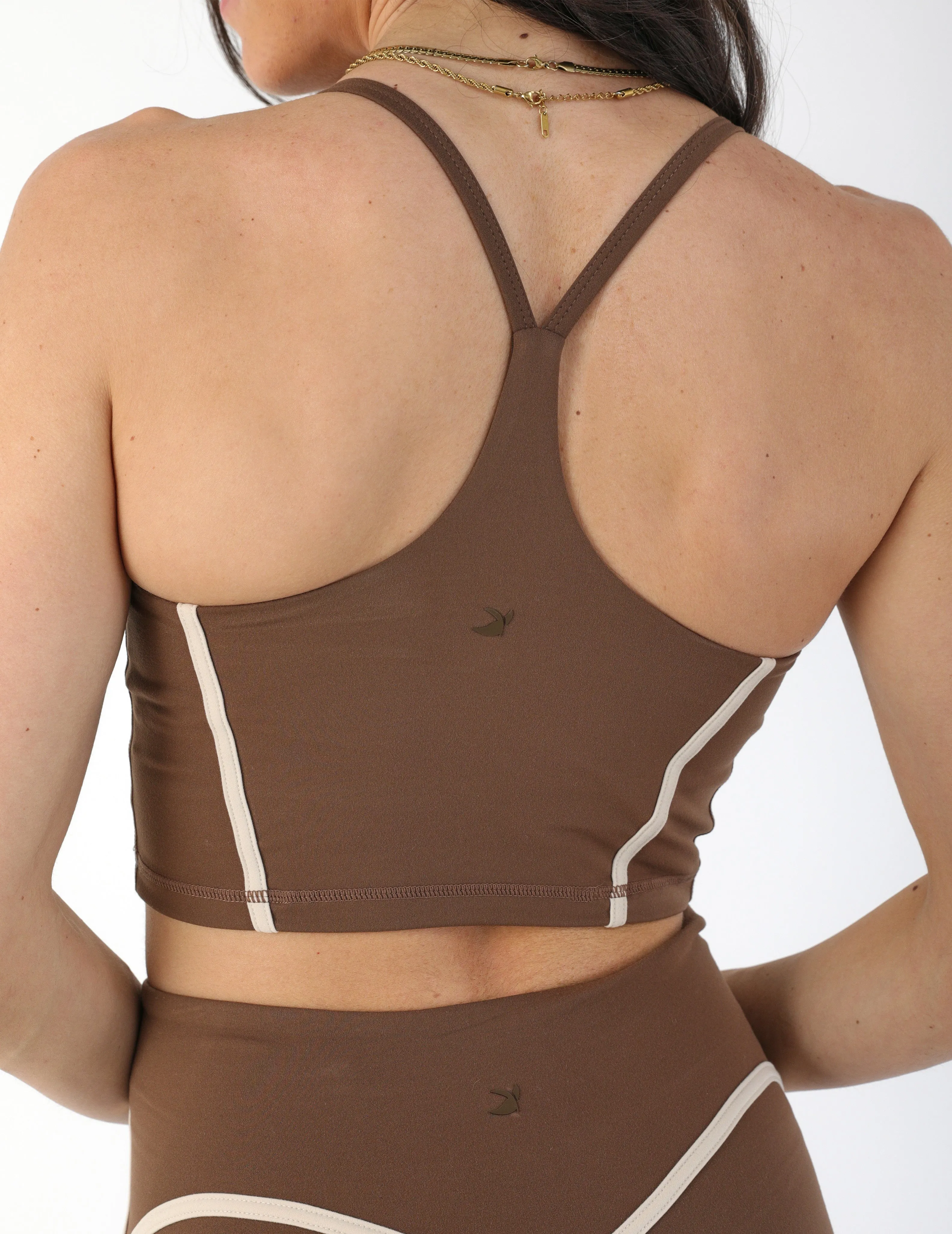 Apex Bra: Chocolate/Oatmilk