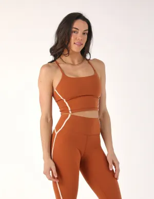 Apex Bra: Cinnamon/Oatmilk