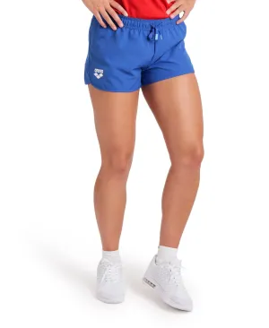 Arena Team Women's Solid Shorts - Royal