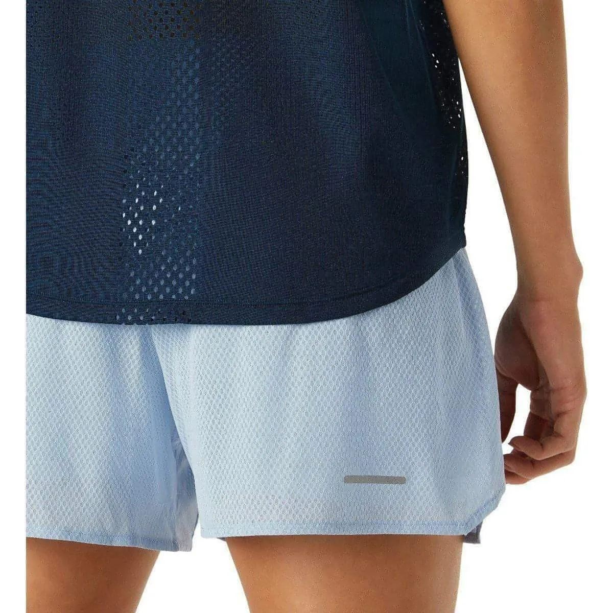 Asics Ventilate Short Sleeve Womens Running Top - Navy