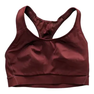 Athleta Racerback Mesh Red Sports Bra 34D/DD
