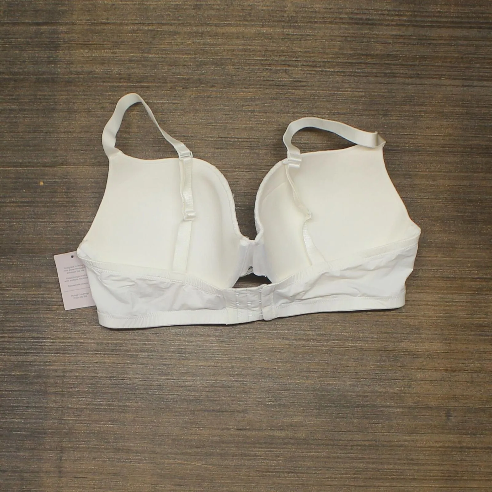 Auden Women's Lightly Lined Push-Up Bra White 38D