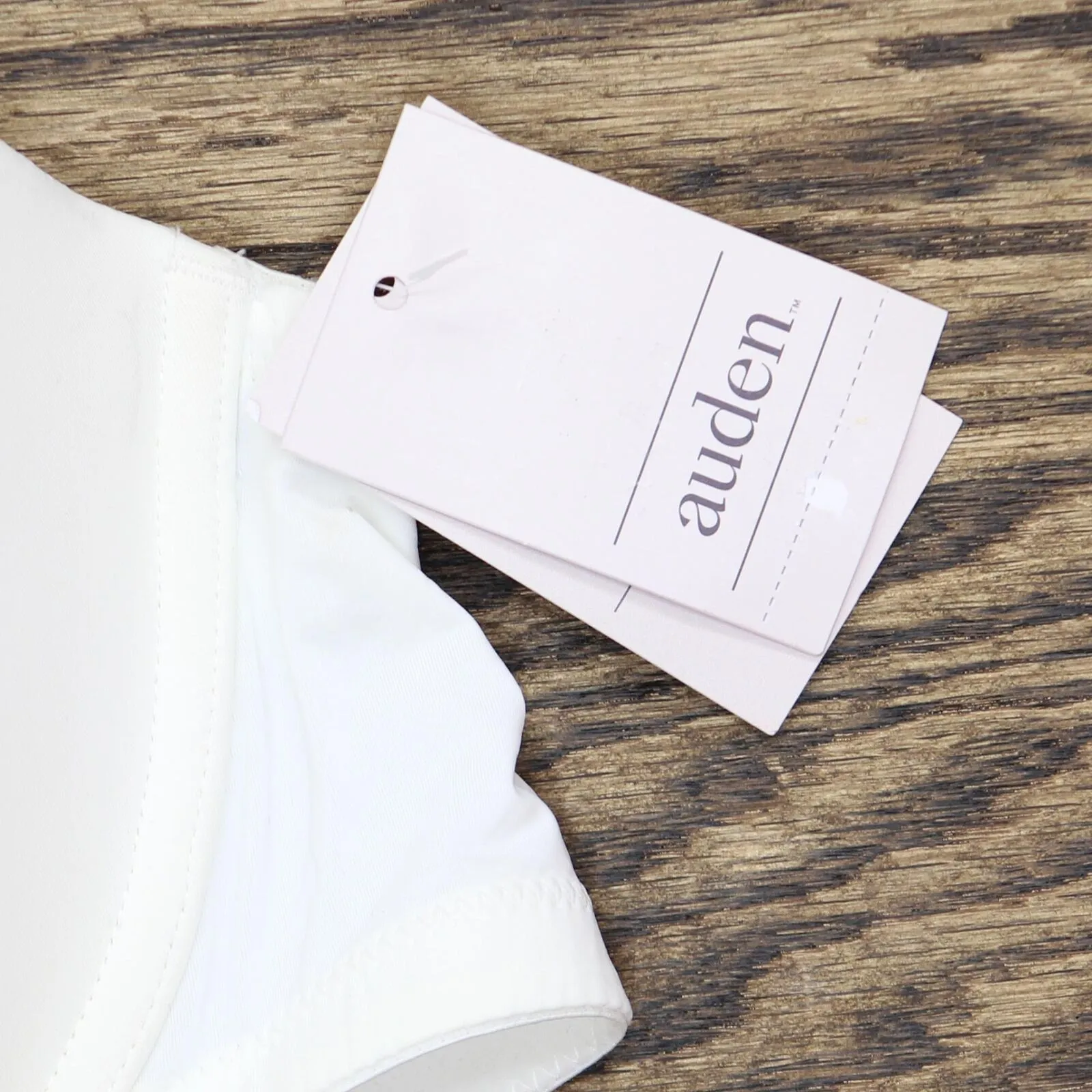 Auden Women's Lightly Lined Push-Up Bra White 38D