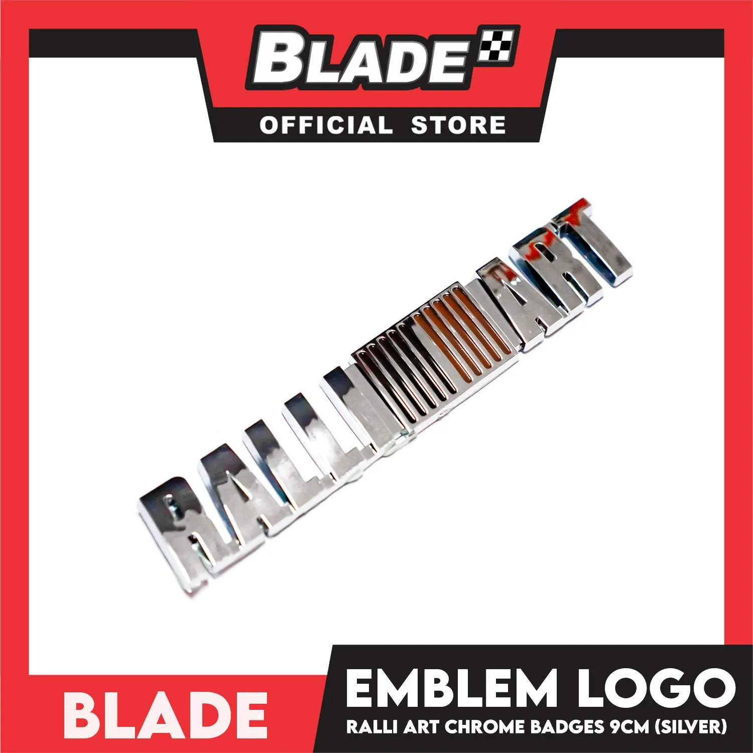 Auto Car Emblem Logo Chrome Badge Sticker Decals with 3M Adhesive for Mitsubishi 9cm BDT-184 (Ralli Art)