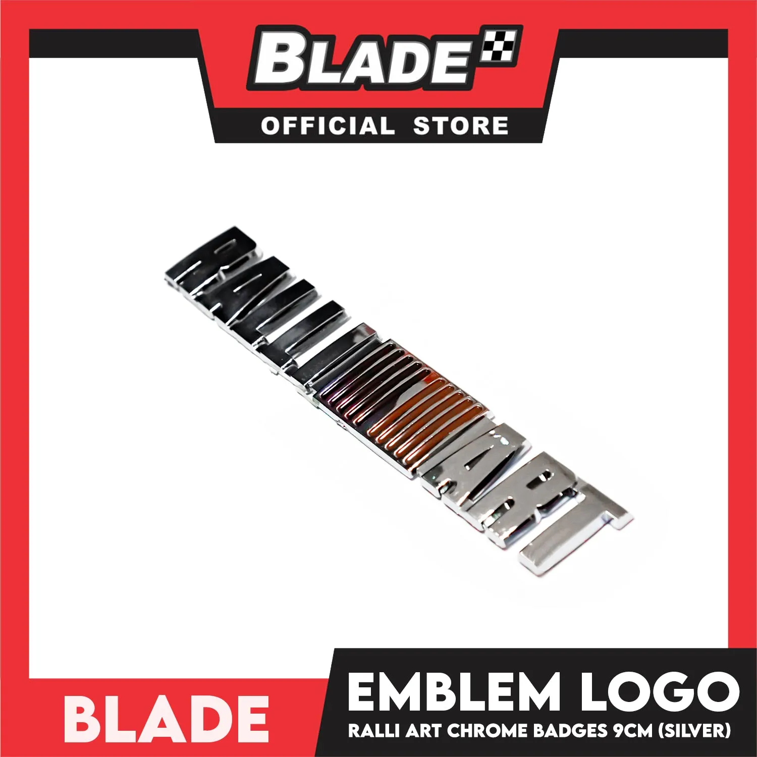 Auto Car Emblem Logo Chrome Badge Sticker Decals with 3M Adhesive for Mitsubishi 9cm BDT-184 (Ralli Art)