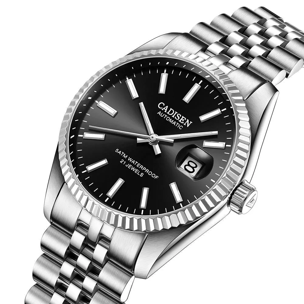 Automatic  Business Sport Stainless Steel Waterproof men Watch