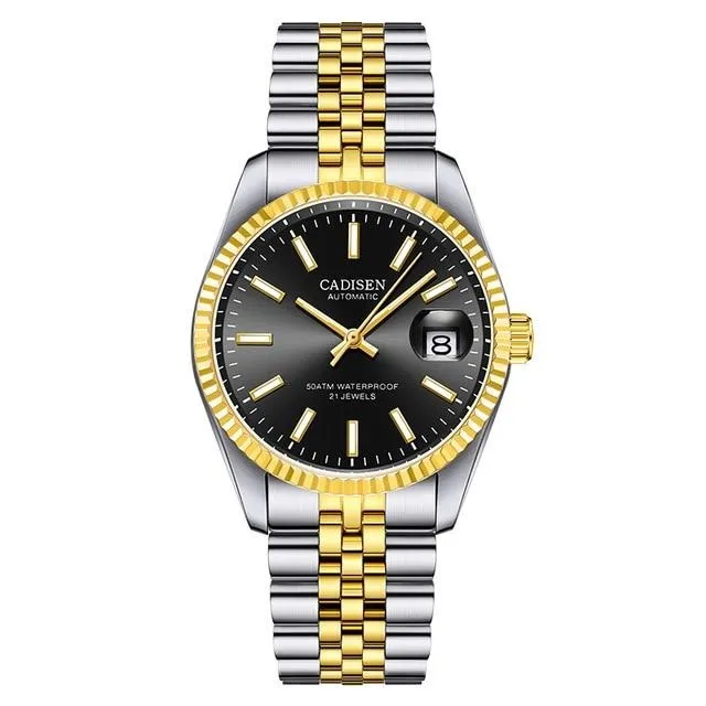 Automatic  Business Sport Stainless Steel Waterproof men Watch