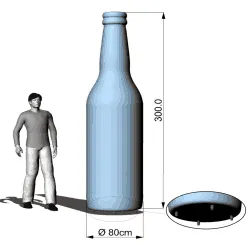 AXION Sealed Inflatable Promotional Bottles & Cans