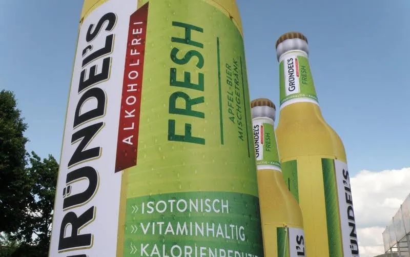 AXION Sealed Inflatable Promotional Bottles & Cans