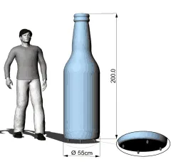 AXION Sealed Inflatable Promotional Bottles & Cans