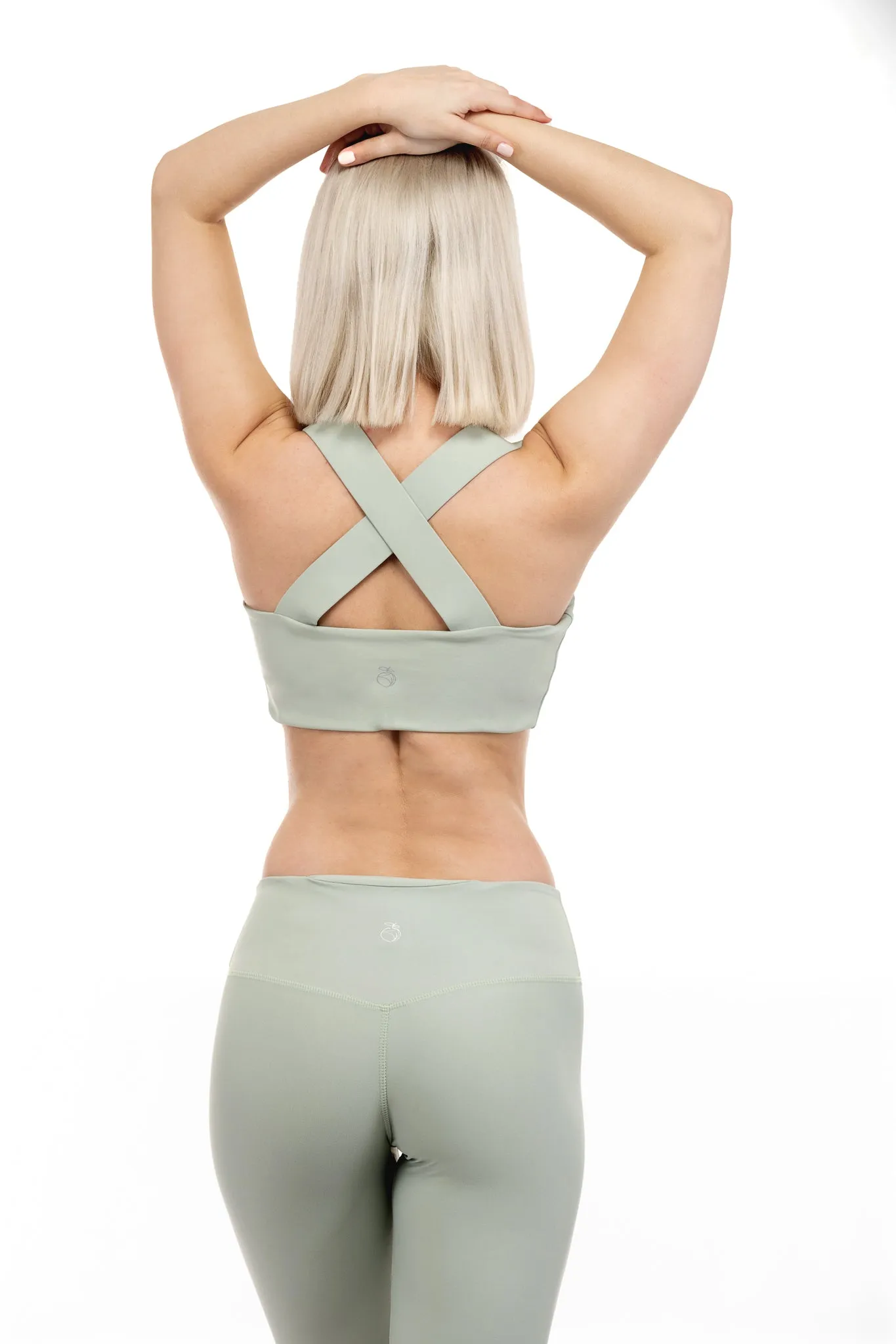 Balance Crossback Sports Bra - Sage Green