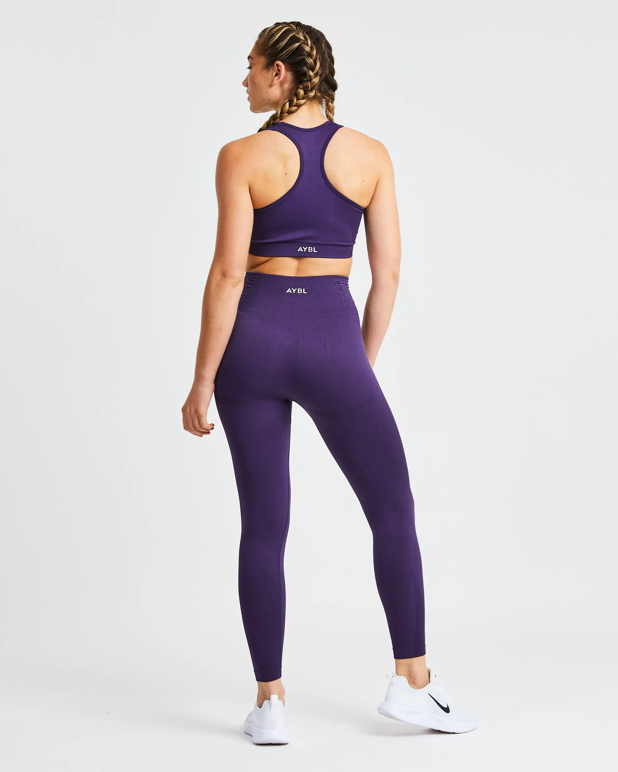 Balance V2 Seamless Sports Bra - Mulberry Purple