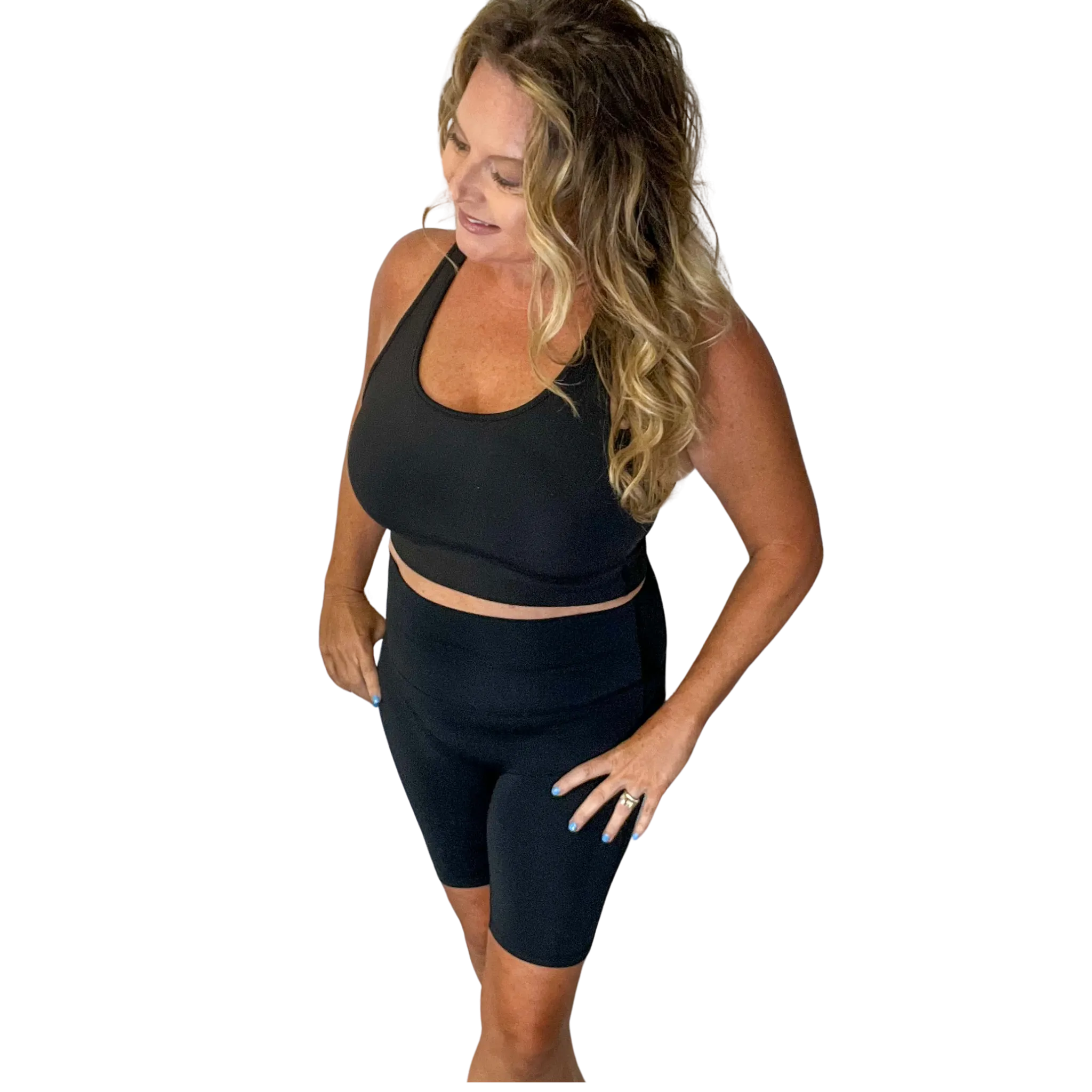 Beach Blast Racerback Support Sports Bra | Cottage Beach