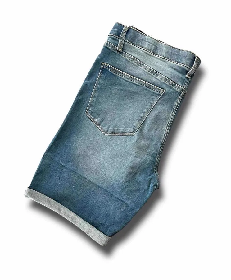 Bermuda Denim Short - Iris Wash