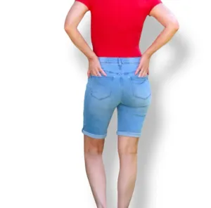 Bermuda Denim Short - Iris Wash