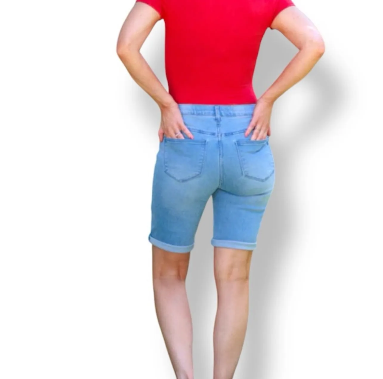 Bermuda Denim Short - Iris Wash