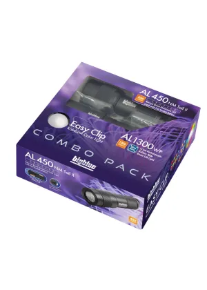 BigBlue AL450NM-T II & AL1300WP Waterproof Dive Torch Pack