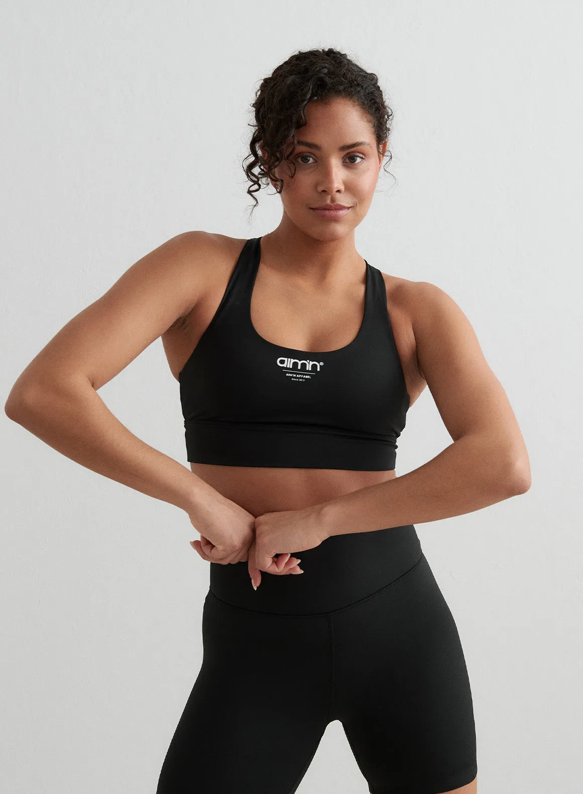 Black Edge Core Racerback Bra