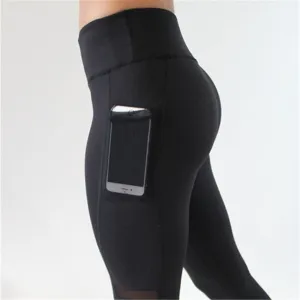Black Mesh 3/4 Shorts