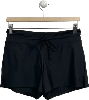Black Stretch Shorts UK S