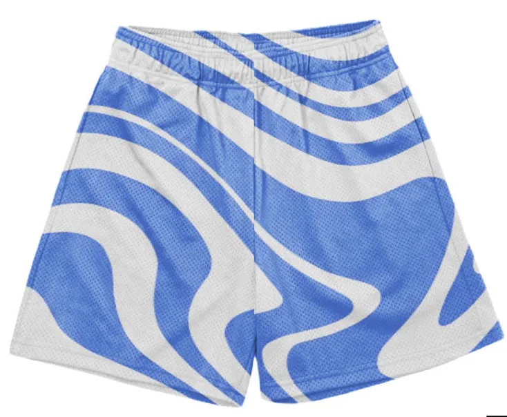 Blue Swirl Shorts