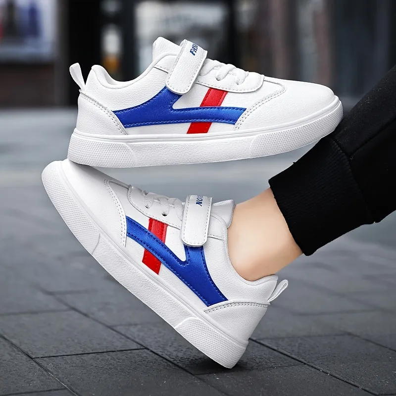 Boys' Casual Simple White Sneakers