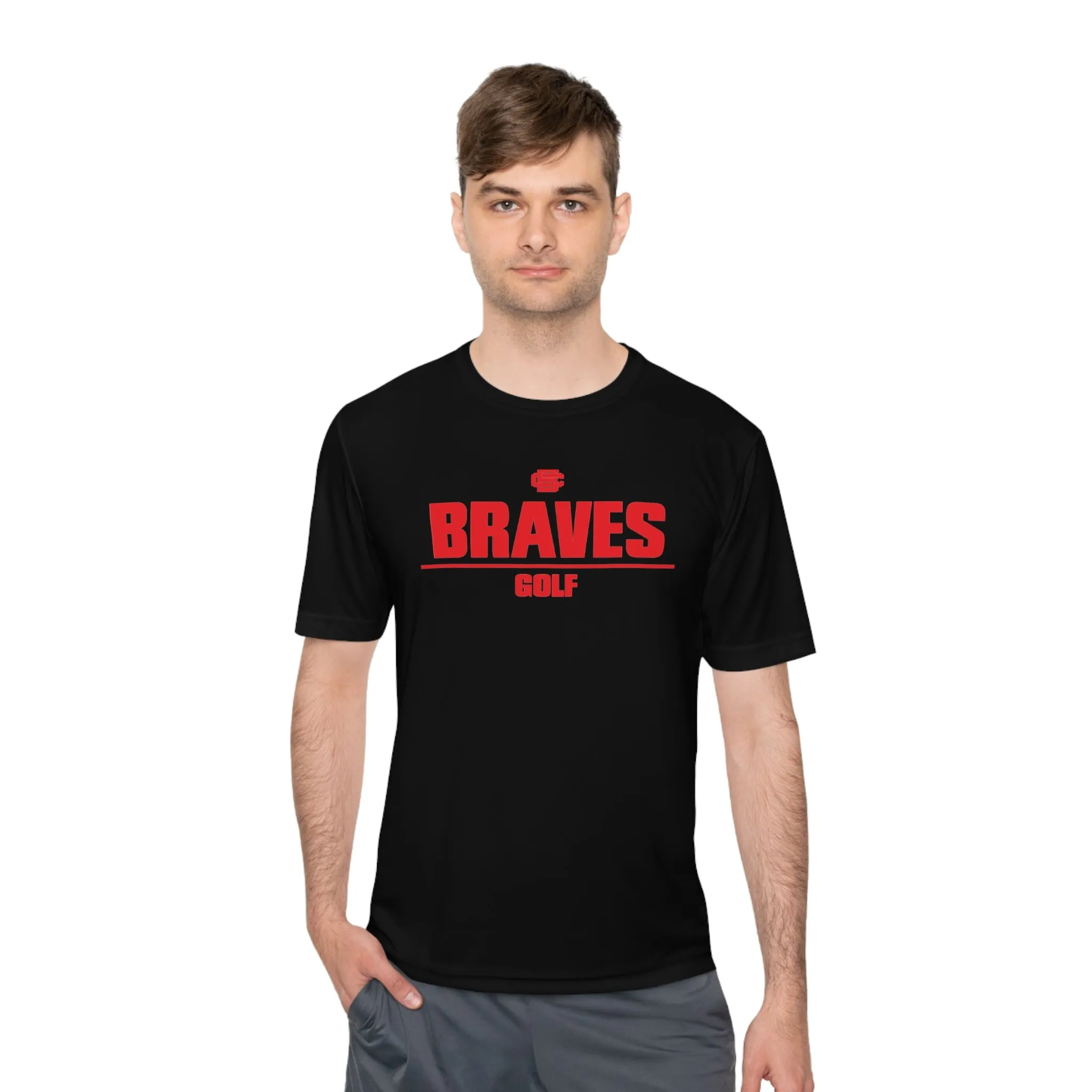 Braves Golf Moisture Wicking Tee
