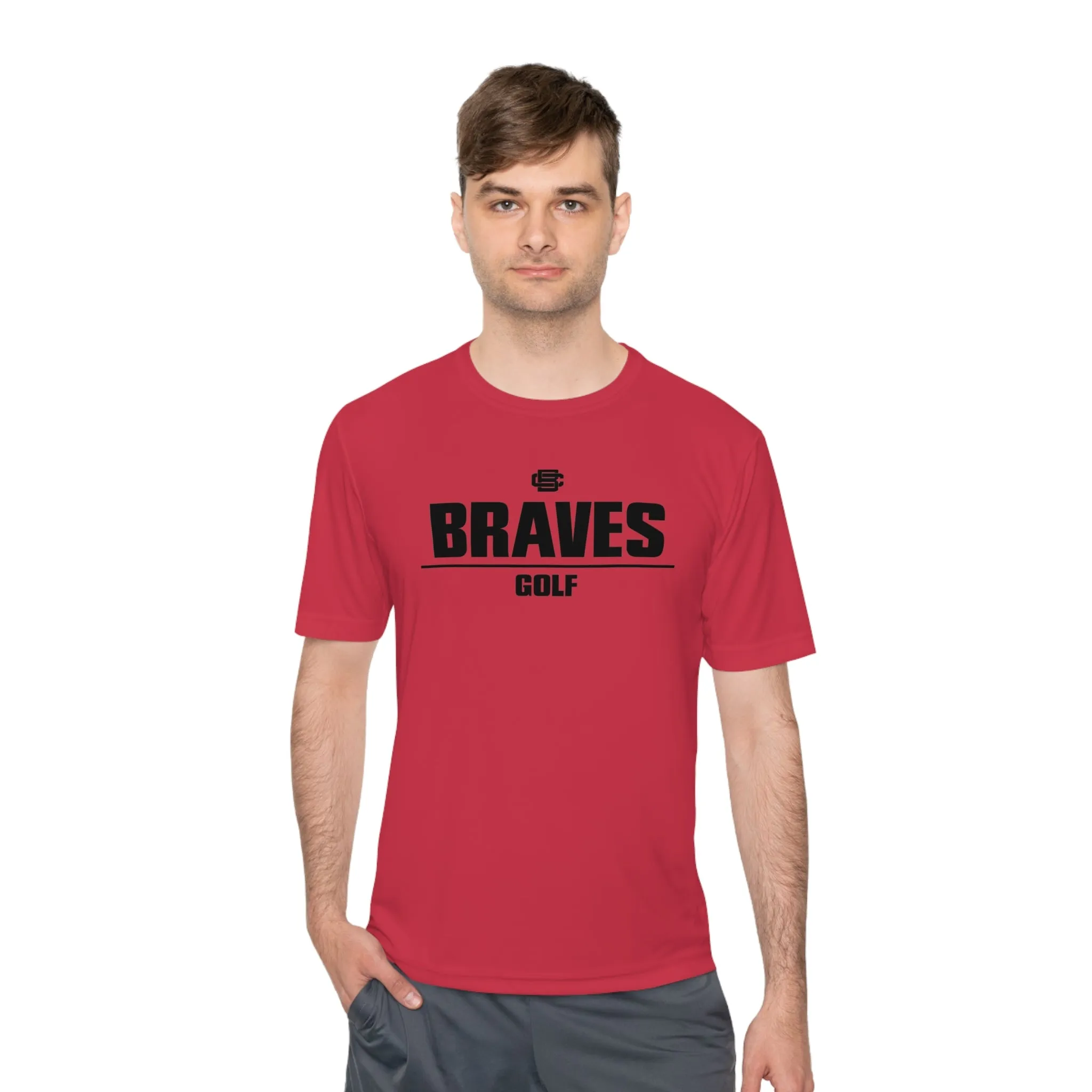 Braves Golf Moisture Wicking Tee