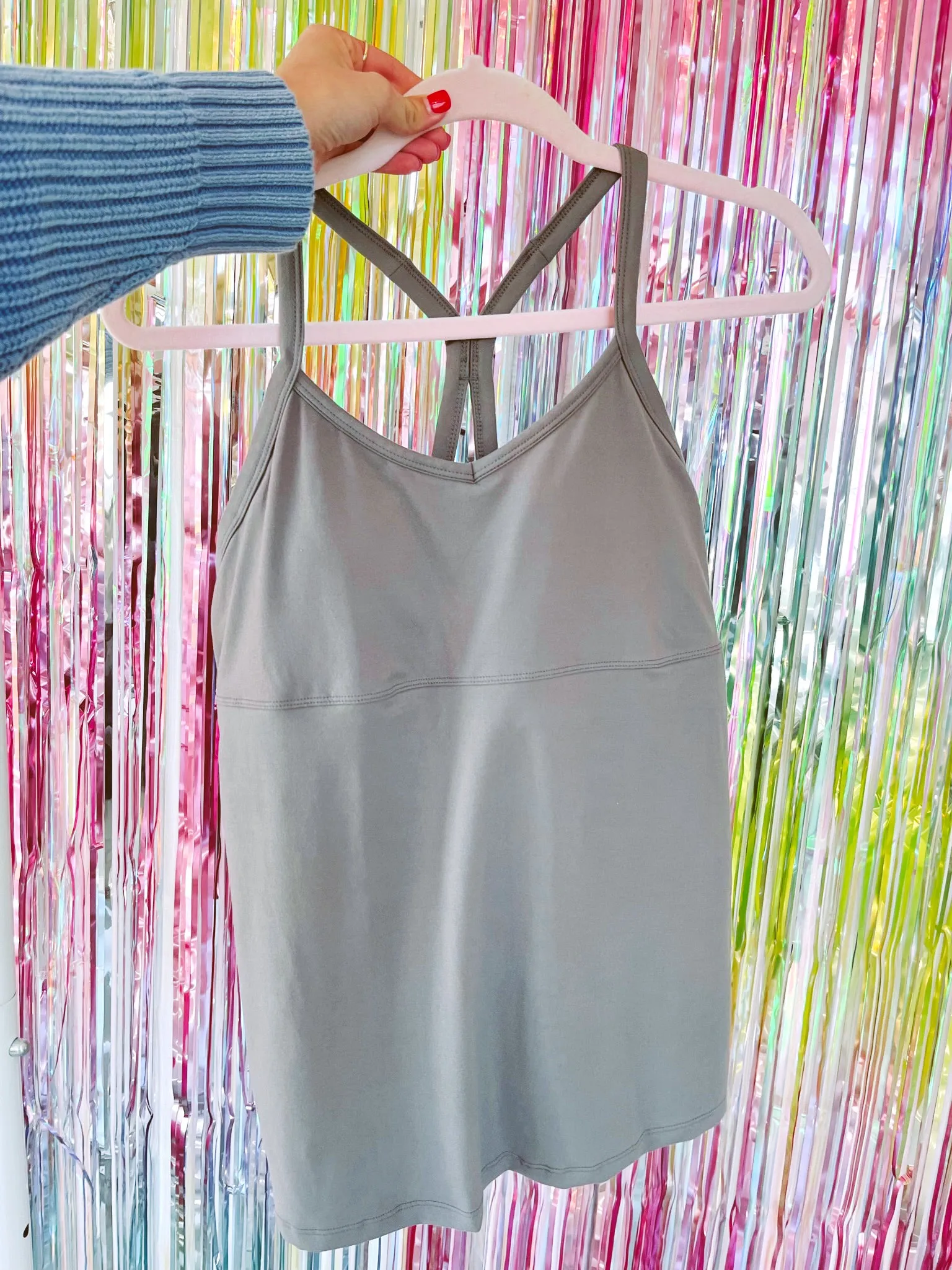Breathe Deep Active Tank - Smokey Grey