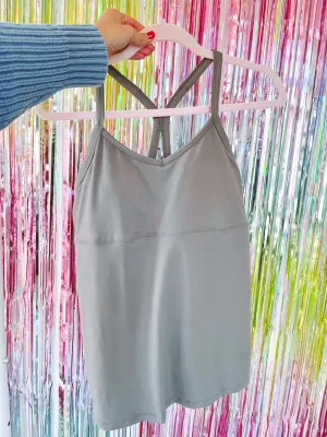 Breathe Deep Active Tank - Smokey Grey