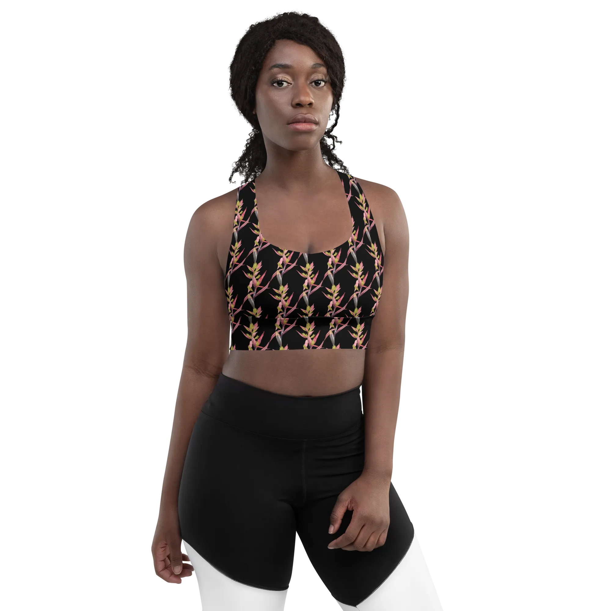 Bromeliad Longline Sports Bra