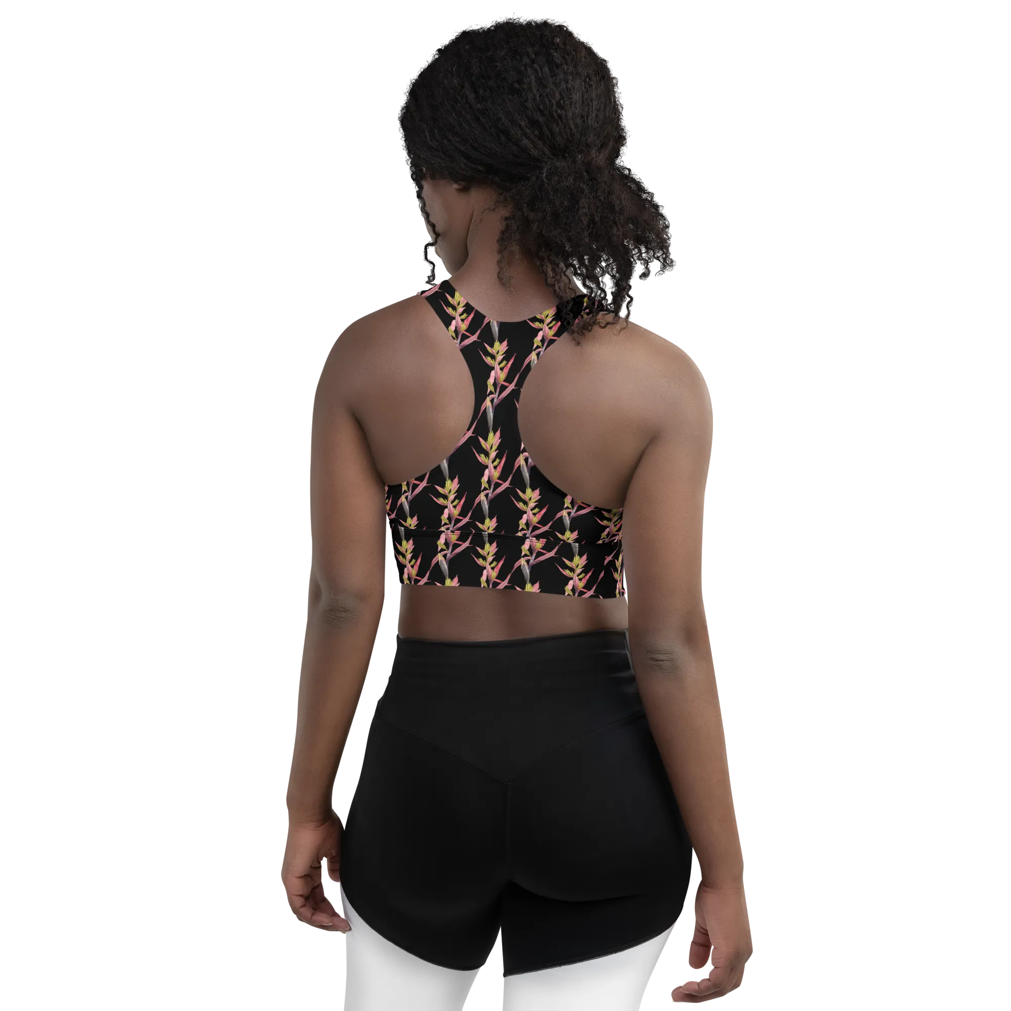 Bromeliad Longline Sports Bra