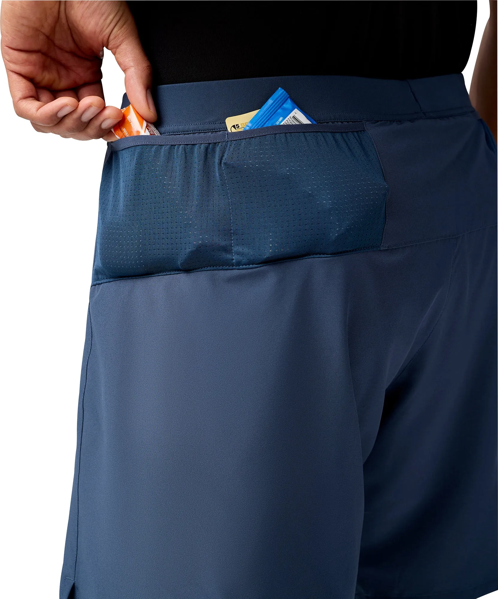 Brooks 7 Inch Journey 2 In 1 Mens Running Shorts - Blue