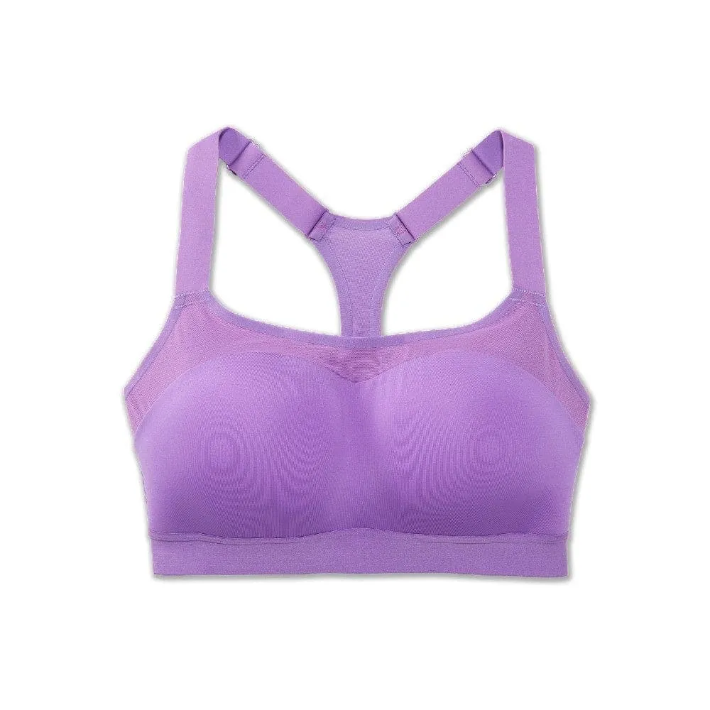 Brooks Dare Racerback Run Bra (Womens) - Heliotrope