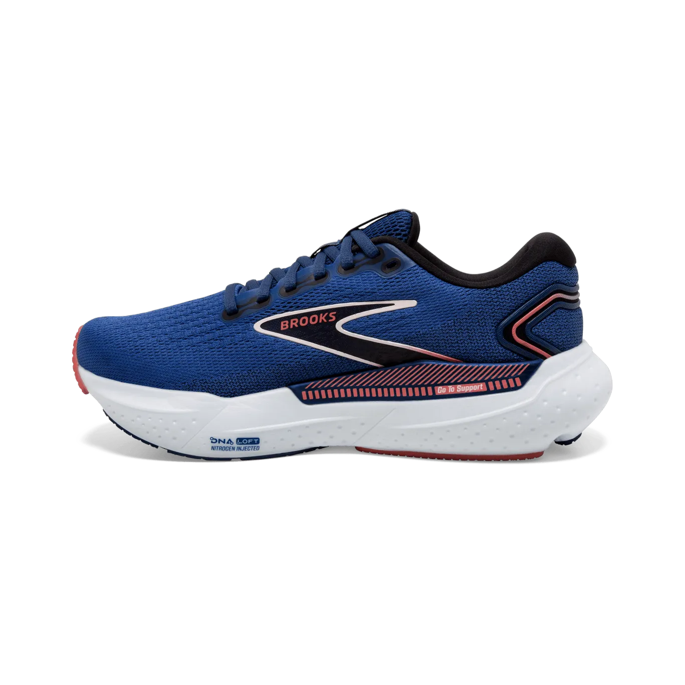 Brooks Glycerin GTS 21 (D Width) - Blue/Icy Pink (Womens)