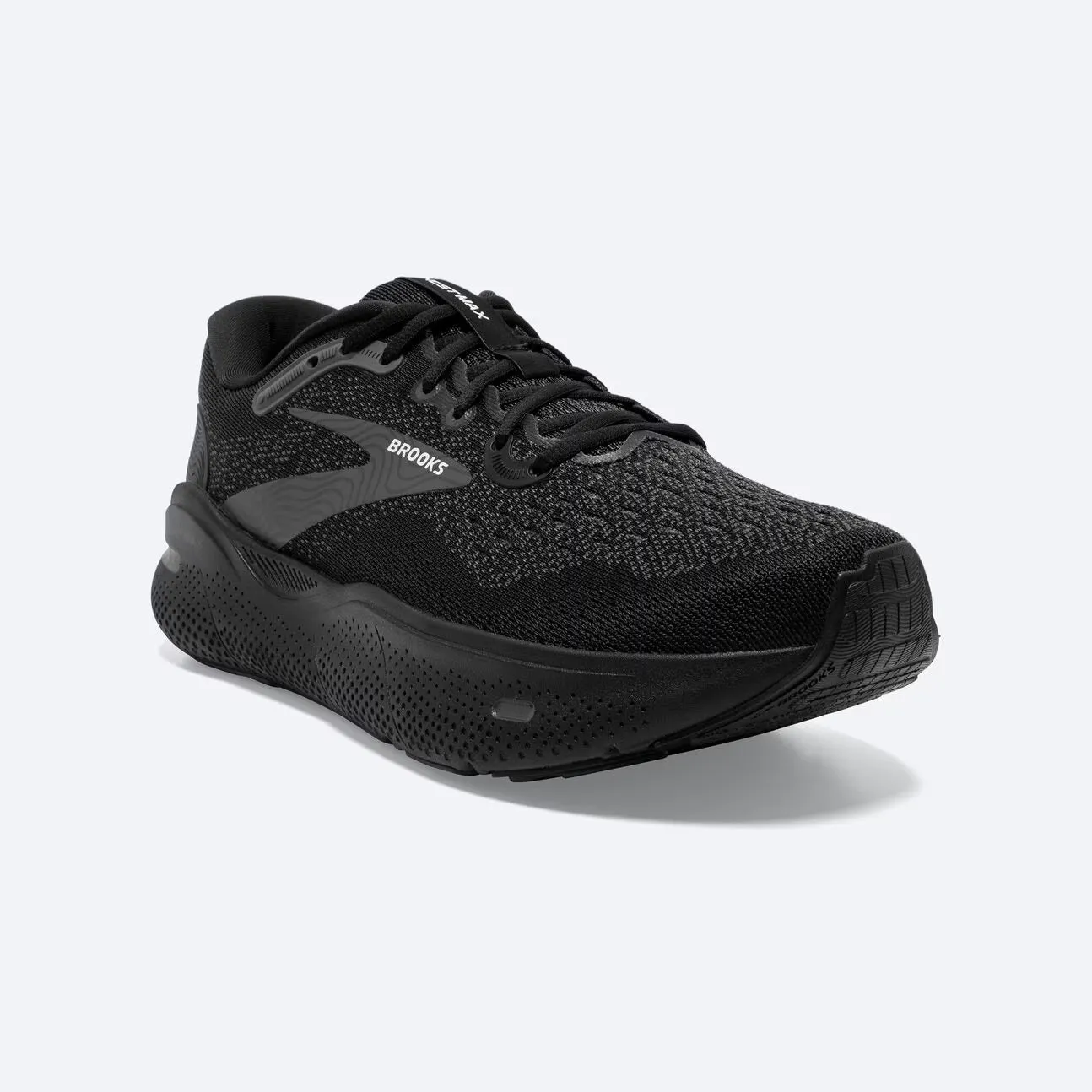 Brooks Men's Ghost Max - Black/Black/Ebony -2E020