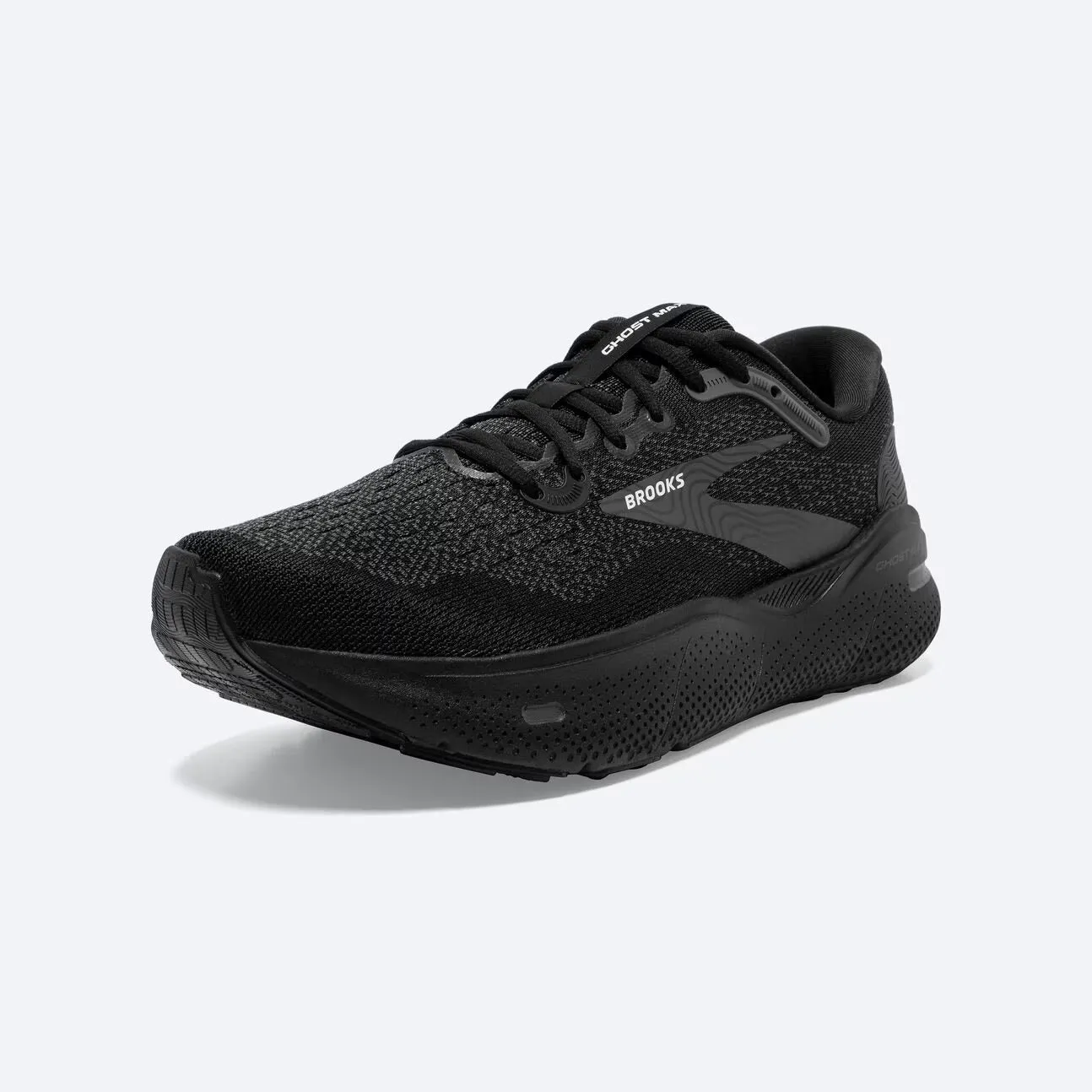Brooks Men's Ghost Max - Black/Black/Ebony -2E020